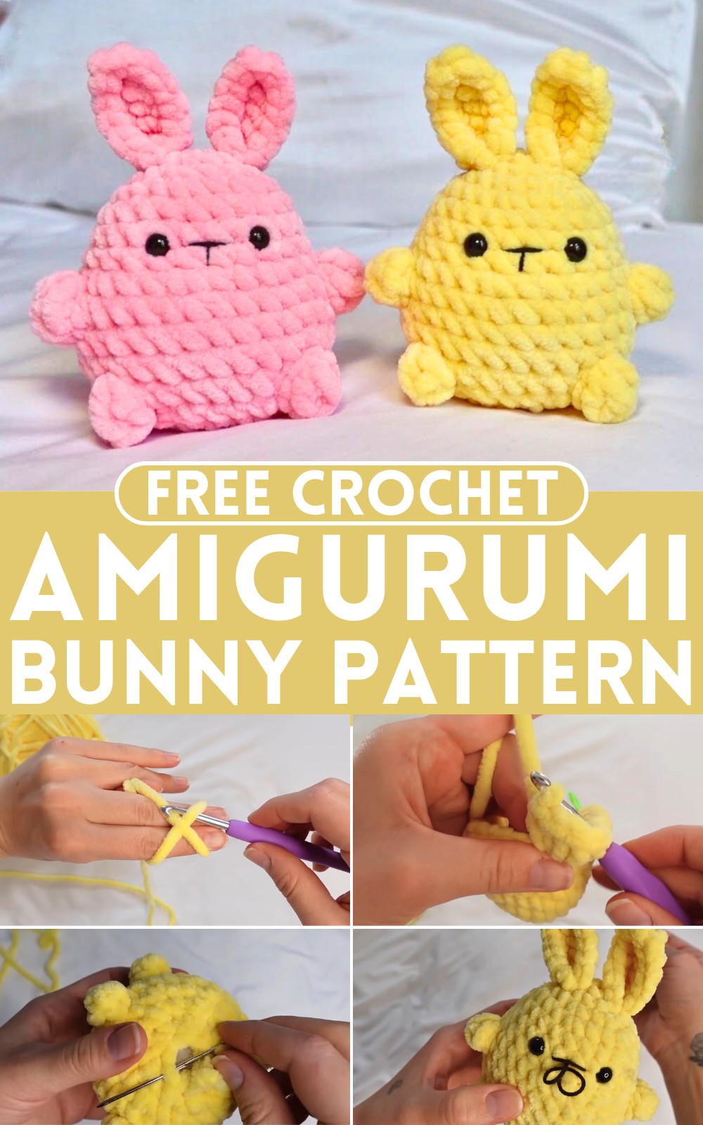 Crochet Amigurumi Bunny Pattern