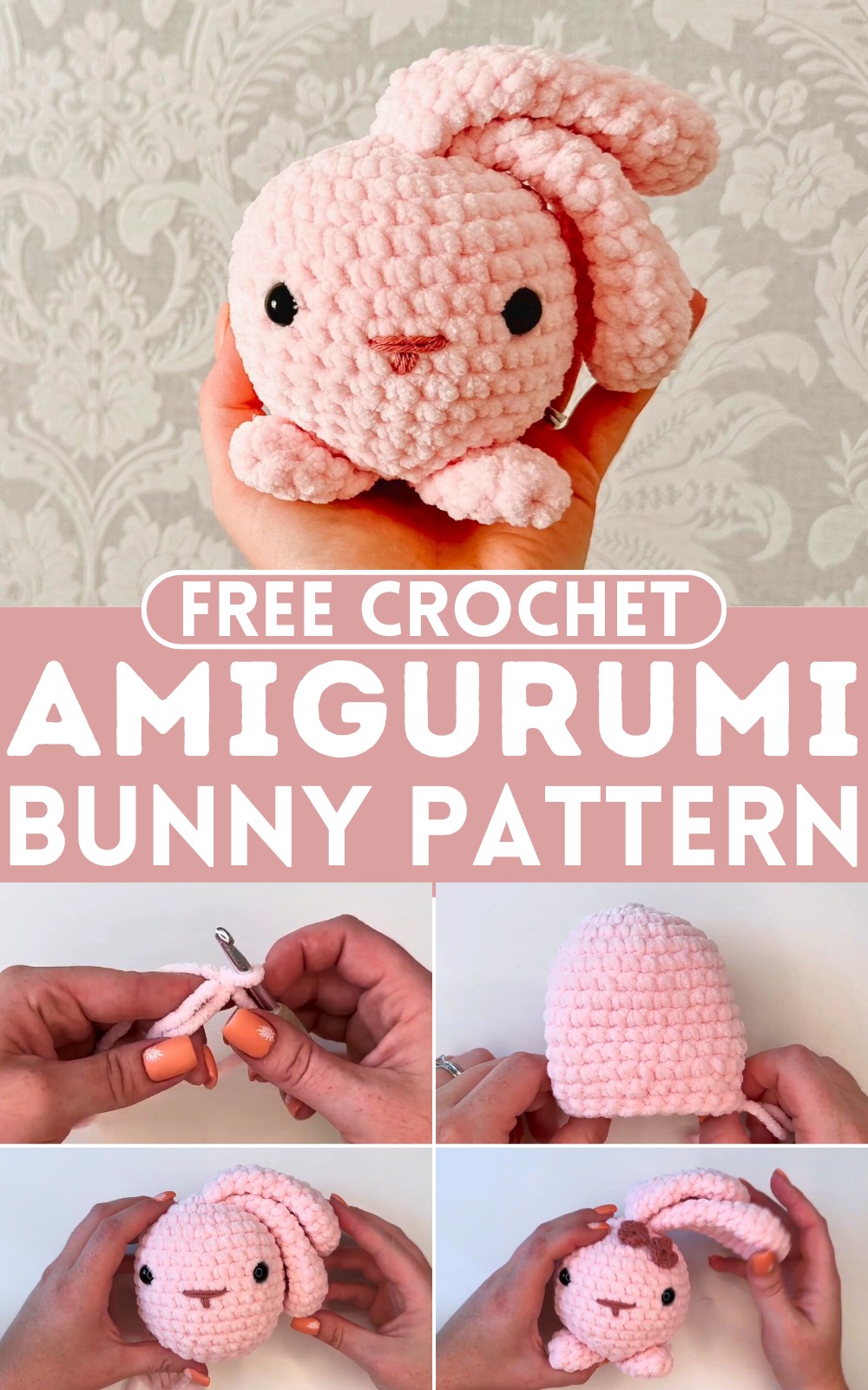 Crochet Amigurumi Bunny Pattern