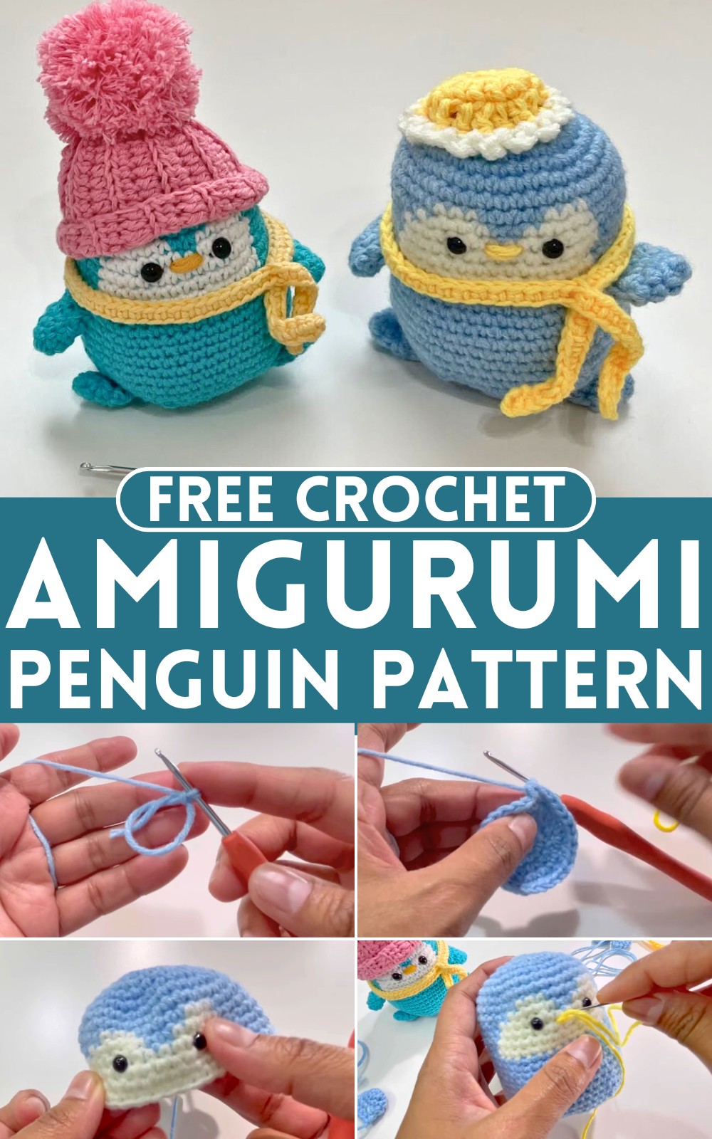 Crochet Amigurumi Penguin Pattern