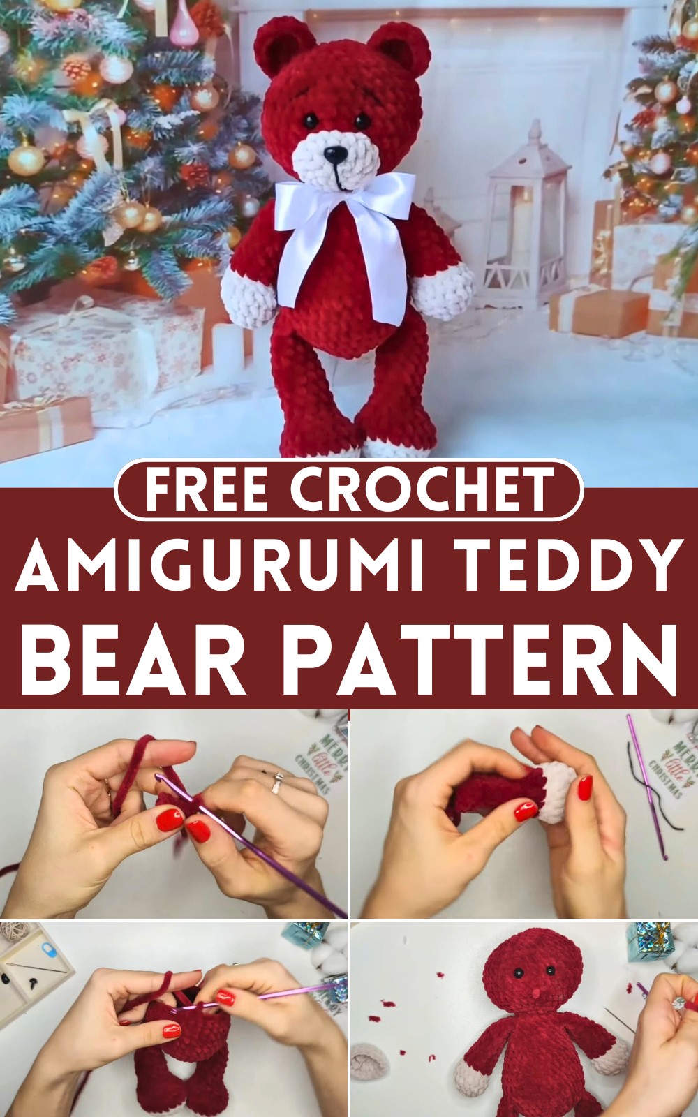 Crochet Amigurumi Teddy Bear Pattern