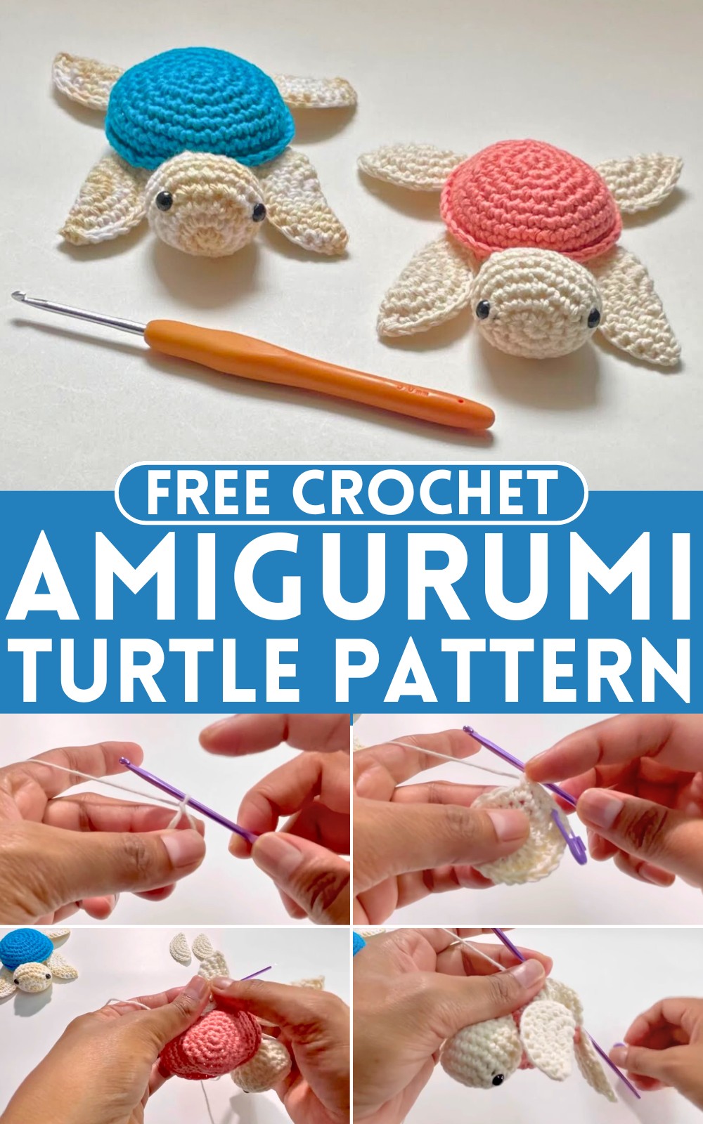 Crochet Amigurumi Turtle Pattern