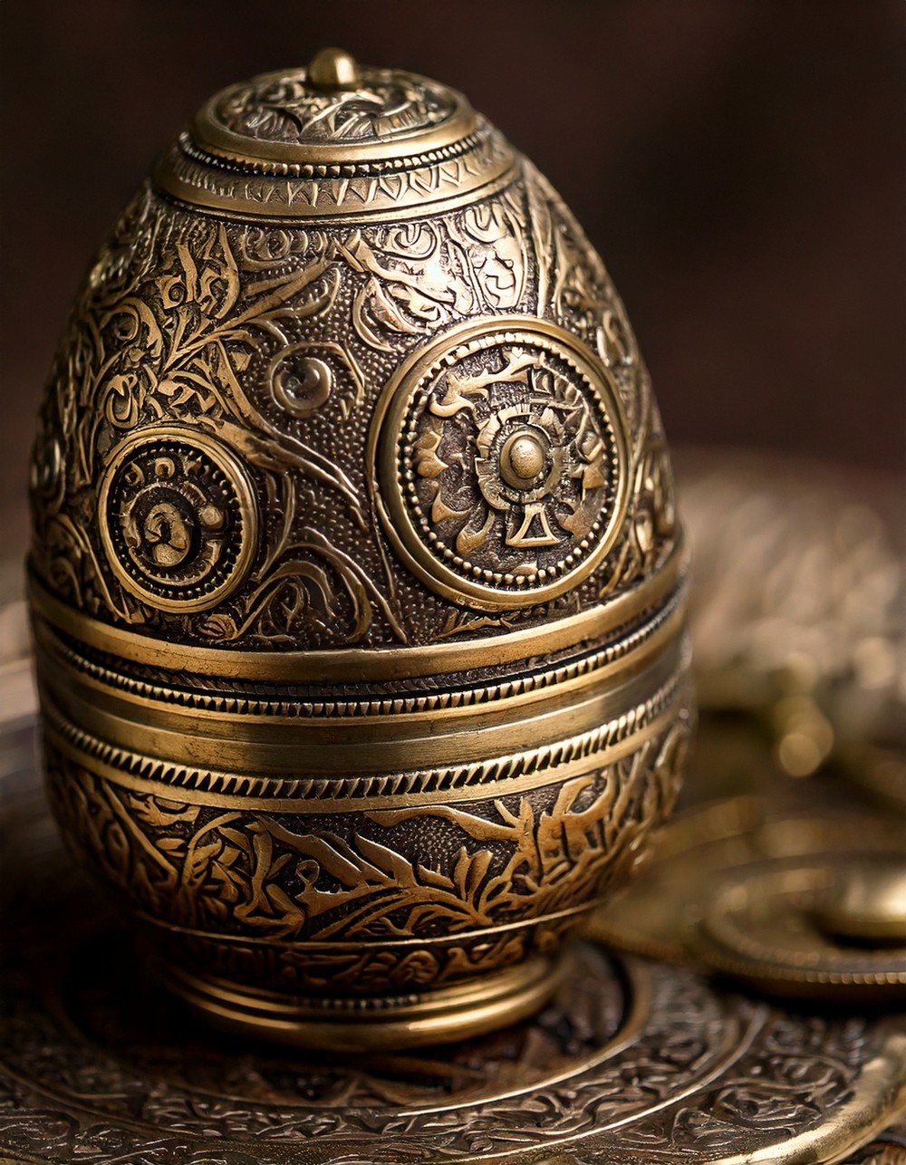 Antique Steampunk Elegance in Bronze