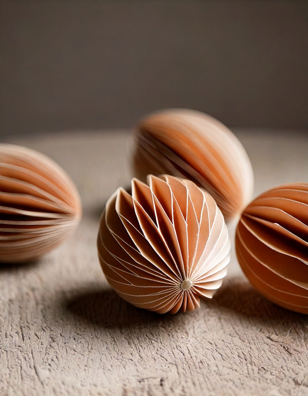 Elegant Origami Egg Sculptures Shine
