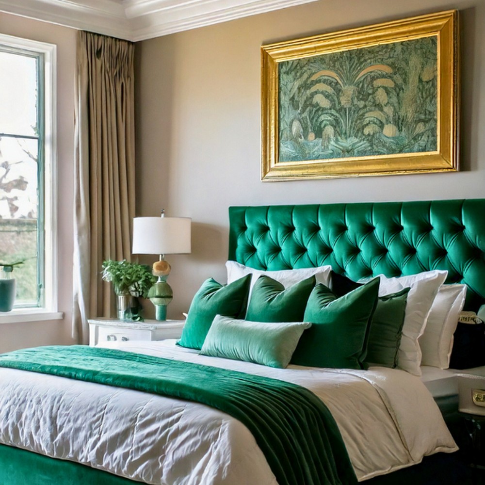 10 Fabric Headboard Ideas For Luxurious Bedroom Makeover - The Crafts - Textured Fabric Headboard Apartment Decor