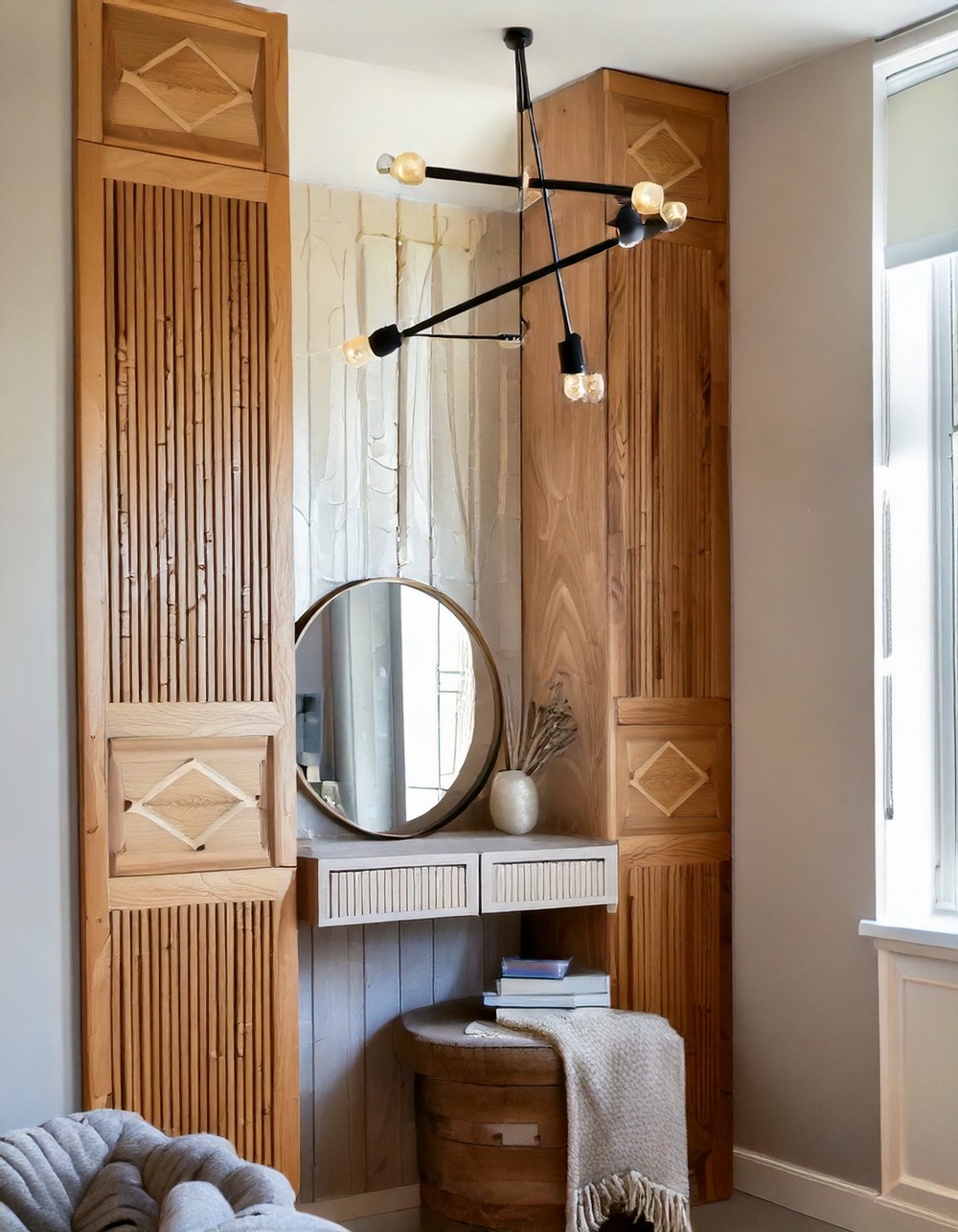 Minimalist Vanity with IKEA Billy Units