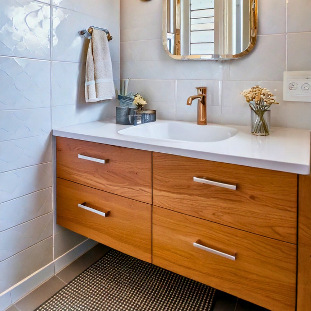 Modern & Functional Small Bathroom Decor Ideas - The Crafts