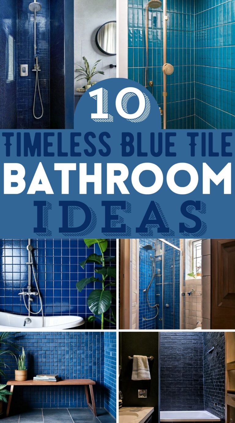 10 Timeless Blue Tile Bathroom Ideas For Fresh Look - The Crafts