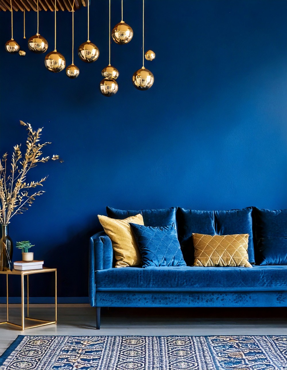 Blue and Gold Living Room Considerations