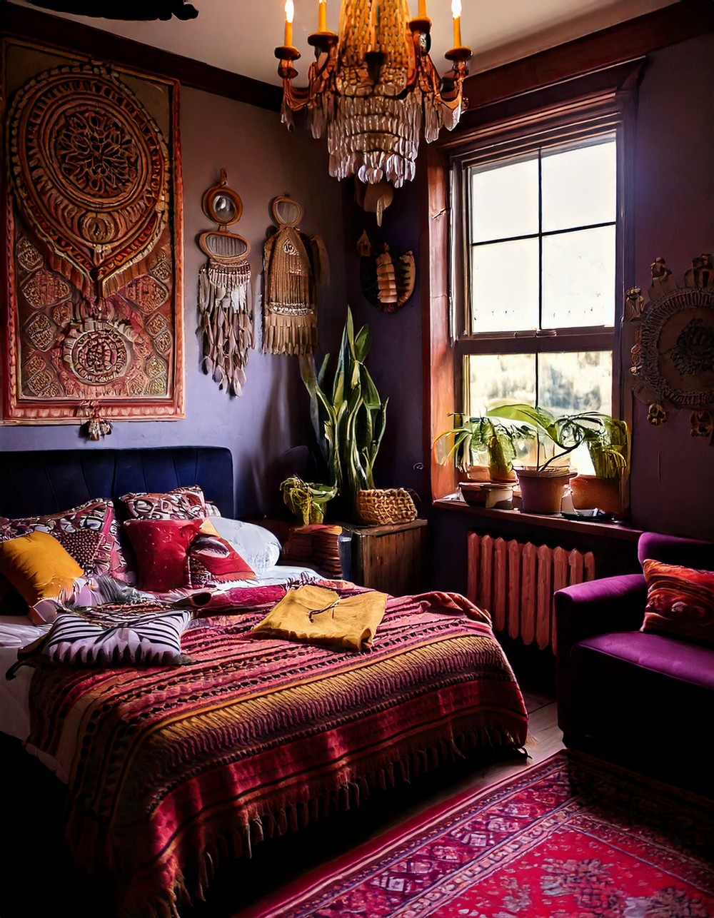 Bohemian Maximalist with Rich Tones