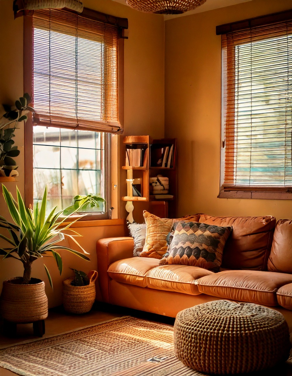 Eclectic Elegance Meets Tan Comfort