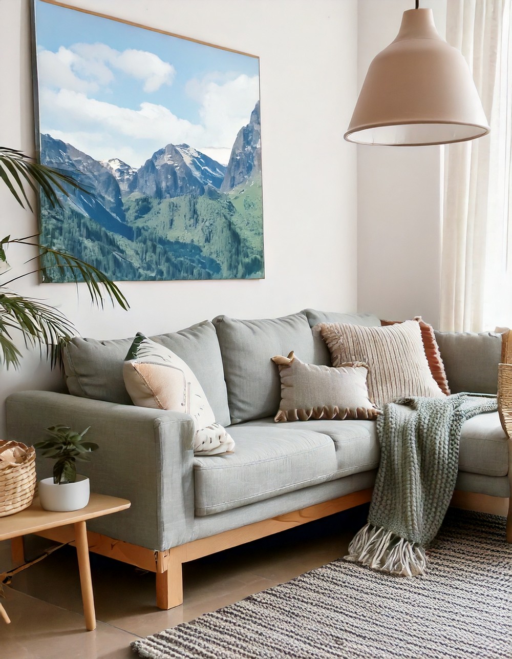 Scandi Living with a Mountainous Twist