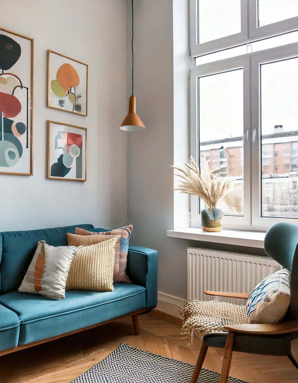 Serene with Colorful Scandi Touches