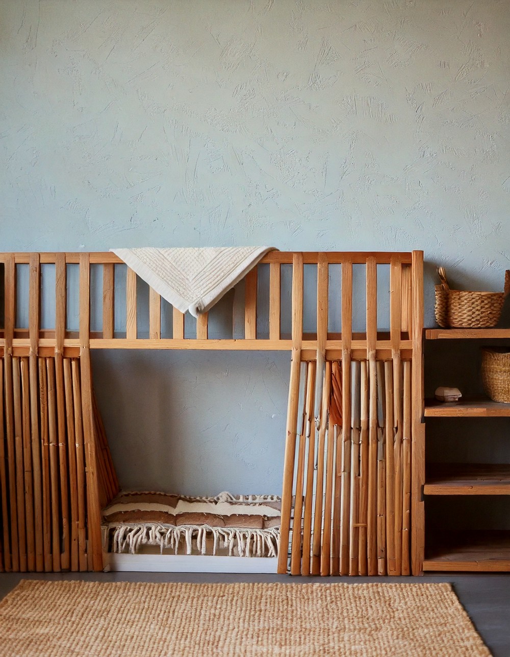Stylish Slatted Finish