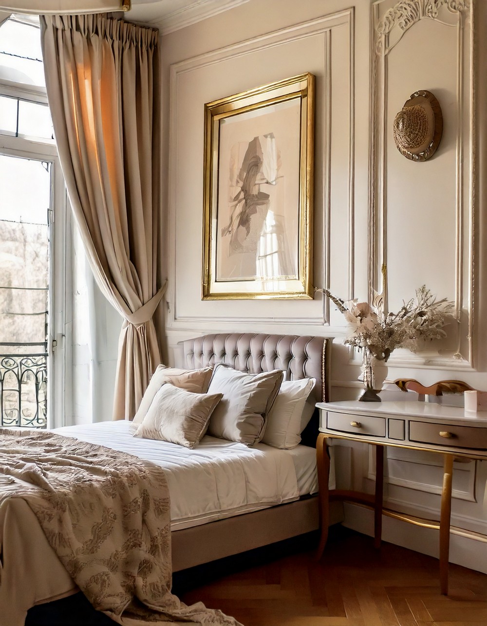 Subtle Blush and Delicate Textures