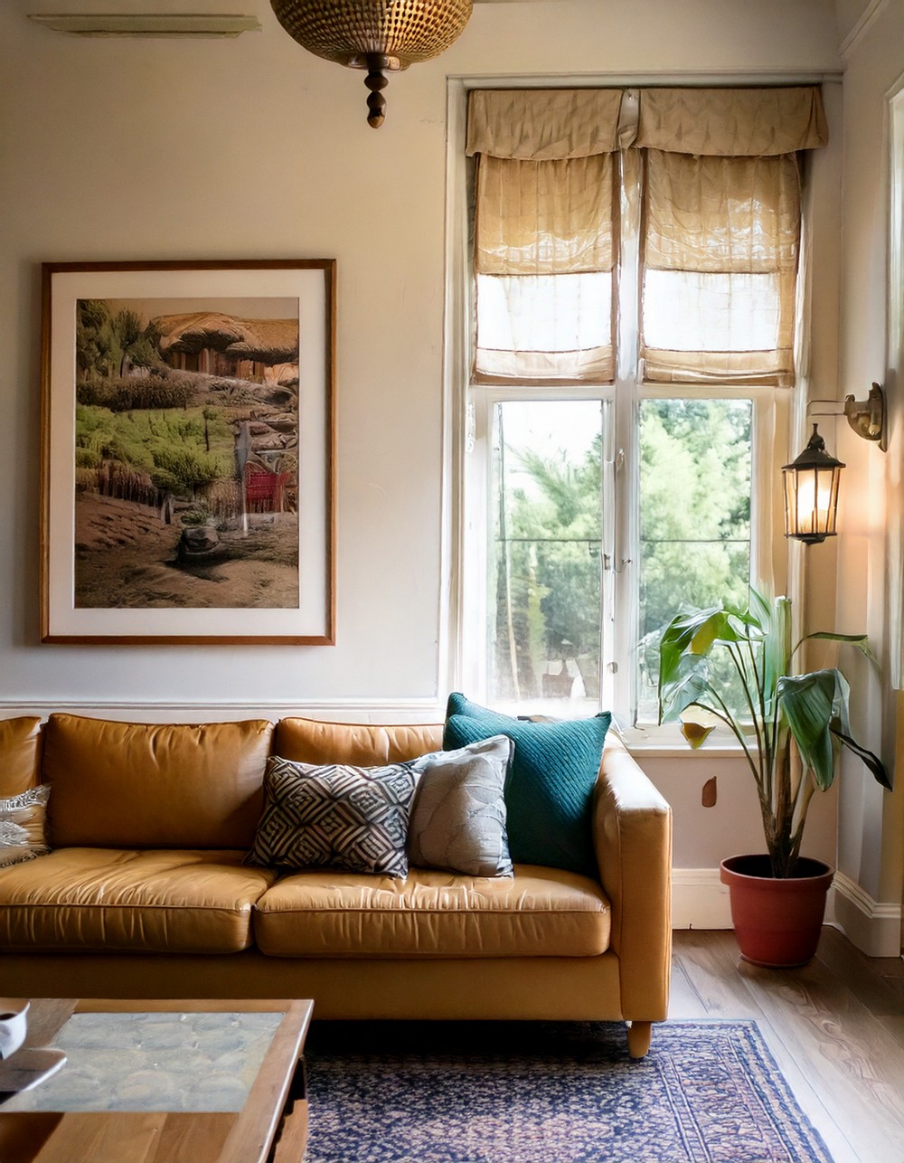 Timeless Tan Sofa Charm